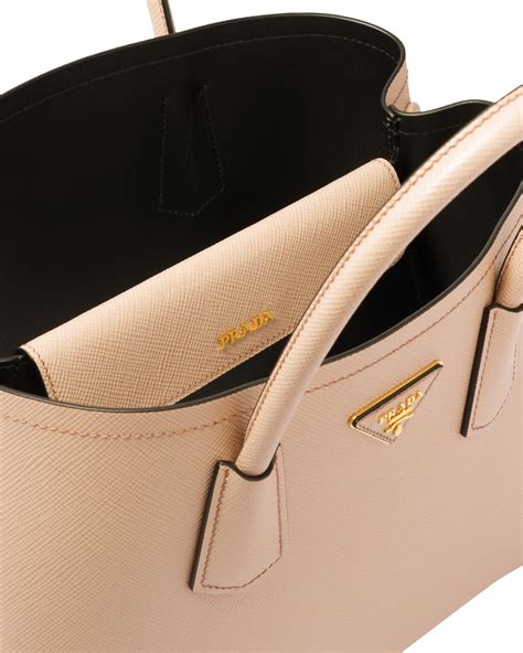 what are real prada safiano double top dimensions|saffiano leather Prada.